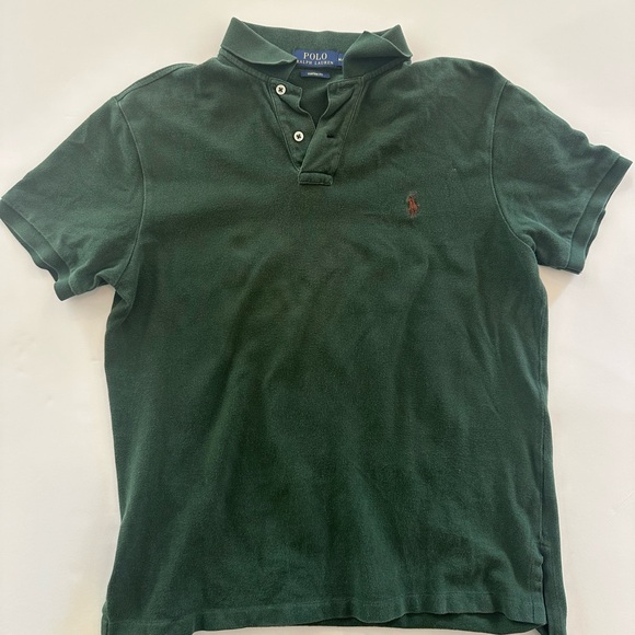 Polo ralph Lauren - green - short sleeve dress shirt - Picture 1 of 2